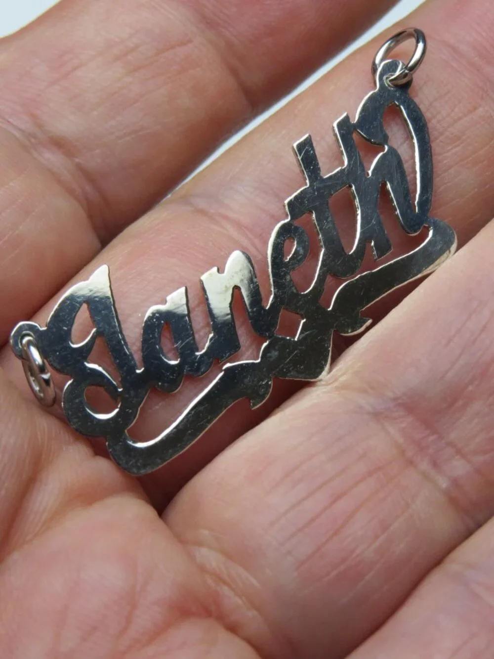 14k  JANNETH Nameplate